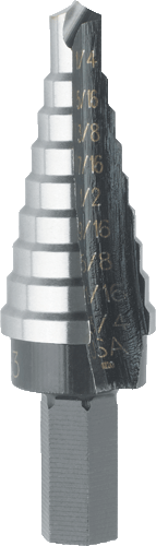 Picture of Unibit 1/4" - 3/4" Self-Starting Step Drill