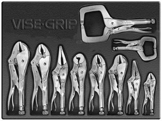 Picture of 10 Pc. Locking Pliers Kit in Tray