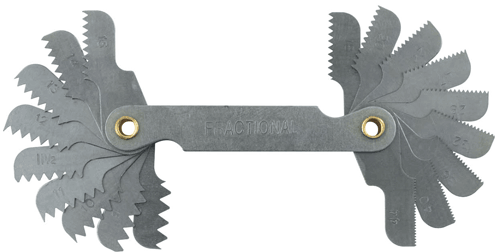 Picture of 18 Leaf Standar Thread Pitch Gauge