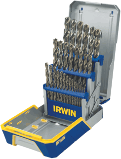 Picture of 29 Pc. Cobalt Alloy Steel  M-35 Metal Index Drill Bit Set