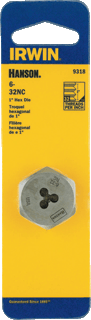 Picture of Hexagon Machine Screw Die (HCS), 6 - 32 NC