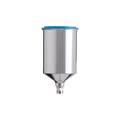 Picture of Aluminum Gravity Cup: M16 x 1.5 Female Stainless Steel Fluid Joint
