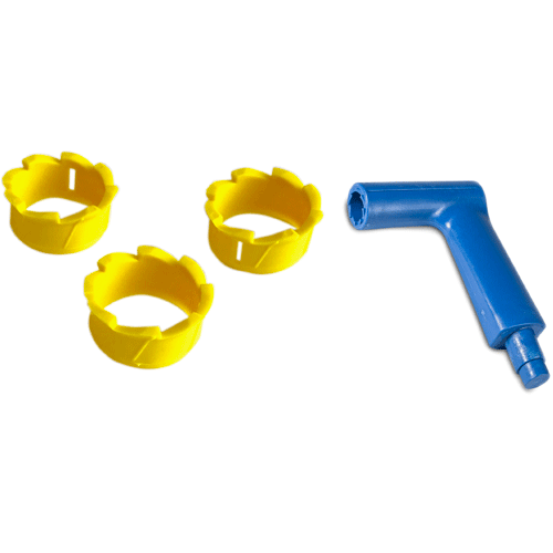 Picture of Pilot Sleeve Polyamide Wheel Centering Sleeves and Zip Tool