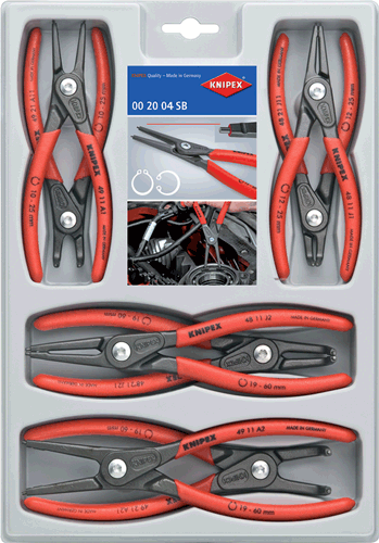 Picture of 8 Pc. Precision Circlips Plier Set