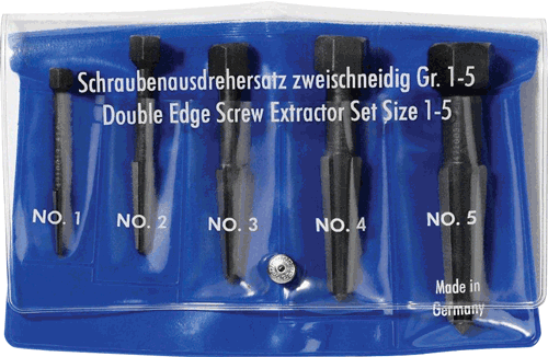 Picture of 5 Pc. Screw Extractor Double-Edged Set