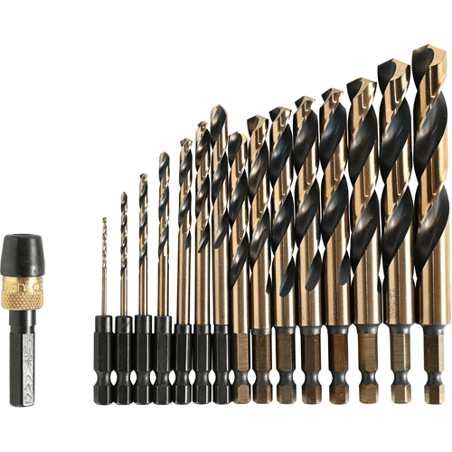 Picture of 16 Piece 1/4" Hex Impact Drill Bit Kit
