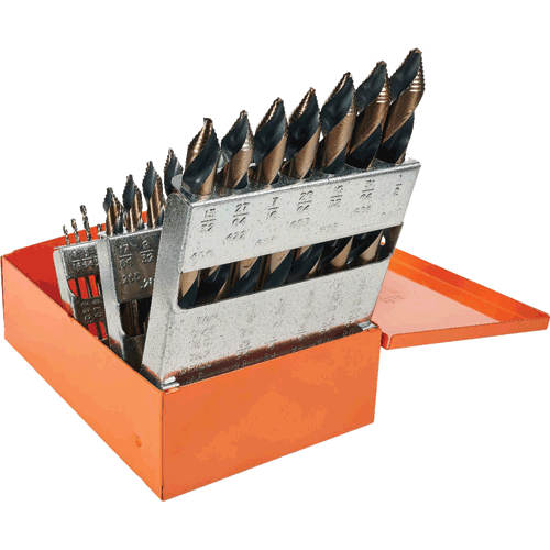 Picture of 29 Pc. Mechanics Length Step Point Drill Bit Set
