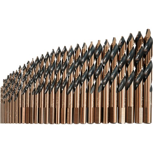 Picture of 29 Pc. Mechanics Length Step Point Drill Bit Set