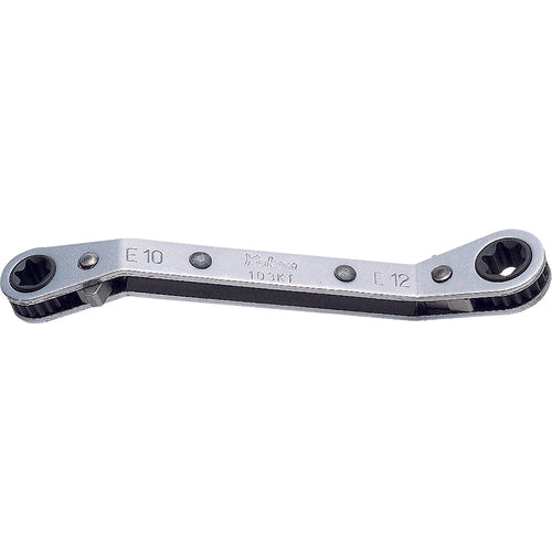 Picture of Reversible Ratcheting Ring Wrench TORXÂ® E10xE12 - Length 128mm