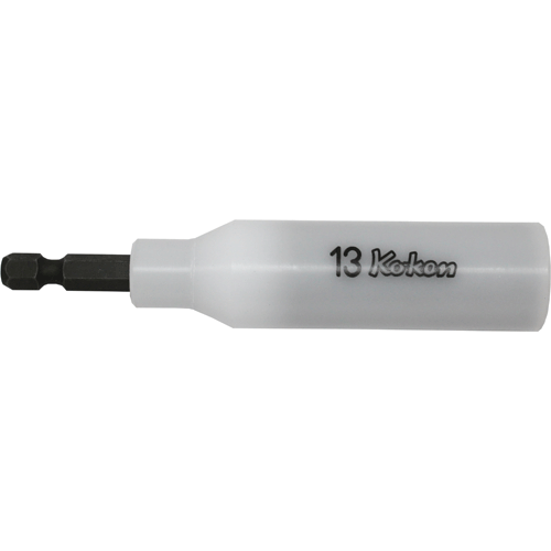 Picture of 1/4 Hex Dr. Nut Setter with Plastic Protector  13mm 6 point Length 100mm Slide Magnet Turnable POM cover
