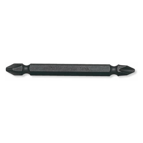 Picture of 1/4 Hex Dr. Double Ended Bit  PH2  Length 110mm Magnetized