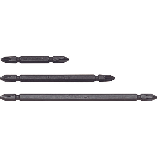 Picture of 1/4 Hex Dr. Double Ended Bit  PH1  Length 100mm