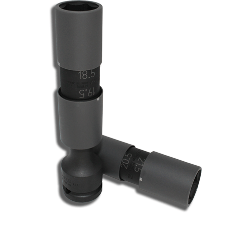 Picture of 1/2 Sq. Dr. Double Ended Socket for Damaged Wheel Nut/Bolt - 3 piece Set