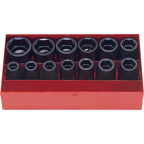 Picture of 1/2 Sq. Dr. 13 Piece Impact 12-Point Socket Set  10-27mm