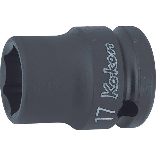 Picture of 1/2 Sq. Dr. Socket  1/4 6 point Length 38mm Thin walled