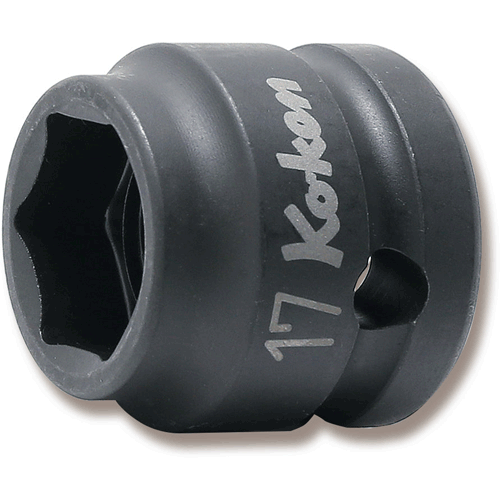 Picture of 1/2 Sq. Dr. Socket  17mm 6 point Length 26mm Thin walled