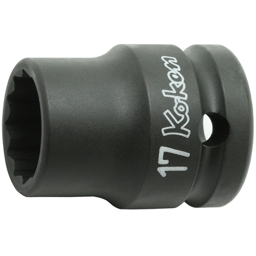 Picture of 1/2 Sq. Dr. Socket  1/2 12 point Length 38mm Thin walled