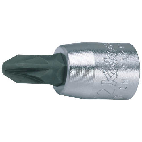 Picture of 1/4 Sq. Dr. Bit Socket  PZ3  Length 28mm