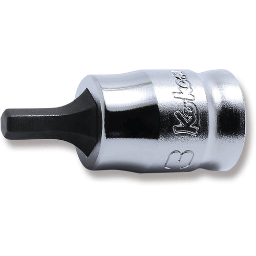Picture of 1/4 Sq. Dr. Bit Socket  3mm 6 point Length 25mm Z-series