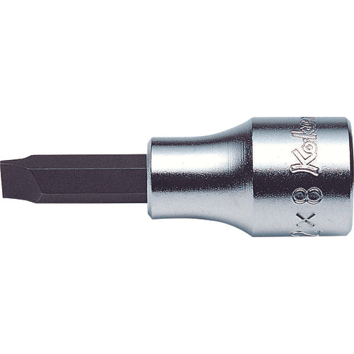 Picture of 3/8 Sq. Dr. Bit Socket Slotted 1.2X8  Length 60mm