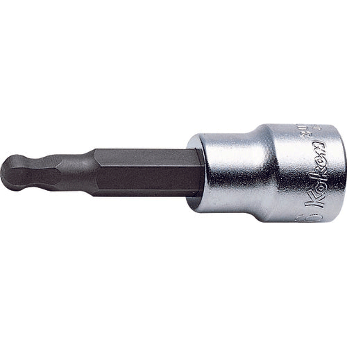 Picture of 3/8 Sq. Dr. Bit Socket  6mm Ballpoint Hex Length 62mm