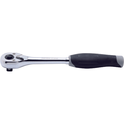 Picture of 3/8 Sq. Dr. Ratchet Handle  24 teeth  Length 200mm Push Button Plastic Handle