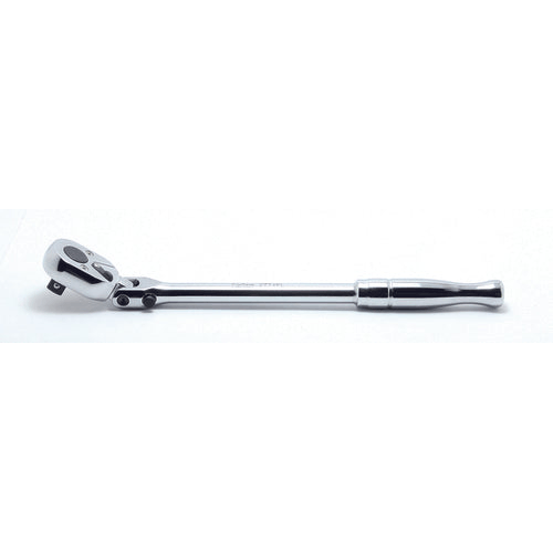 Picture of 3/8 Sq. Dr. Ratchet Handle  24 teeth Locking Flexible Head Length 265mm  Polished Handle