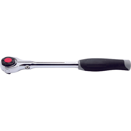 Picture of 3/8 Sq. Dr. Ratchet Handle  45 teeth Swivel Head Length 280mm  Plastic Handle