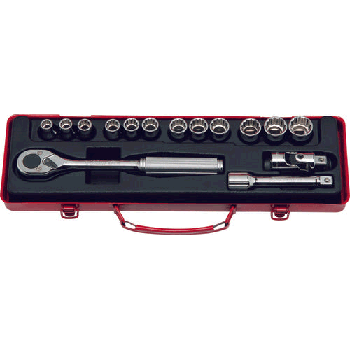 Picture of 1/2 Sq. Dr. 15 Piece 12-Point Metric Socket set  10-22mm