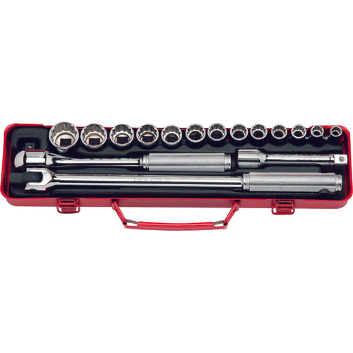 Picture of 1/2 Sq. Dr. 17 Piece 12-Point Metric Socket set  9-26mm