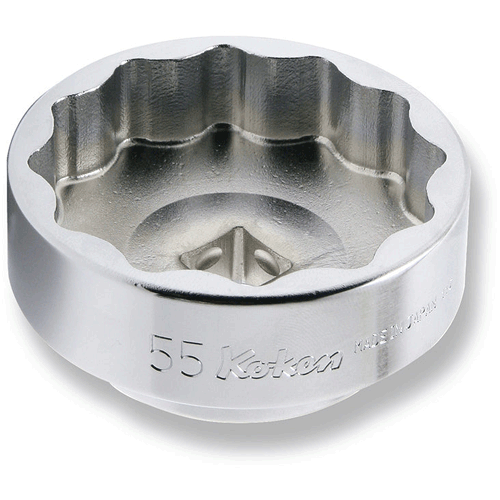 Picture of 1/2 Sq. Dr. Socket  55mm 12 point Length 31mm For Rear Wheel Nut  Motorcycle