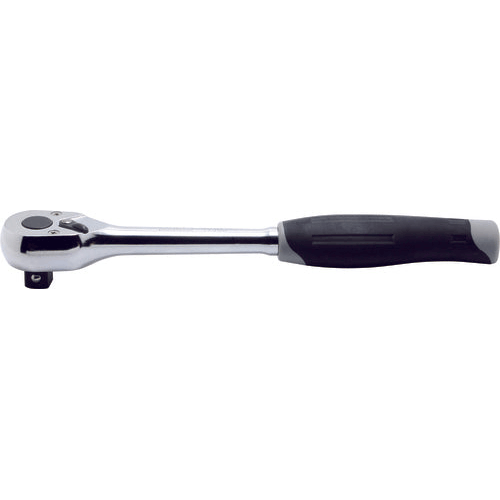Picture of 1/2 Sq. Dr. Ratchet Handle  30 teeth  Length 250mm Push Button Plastic Handle