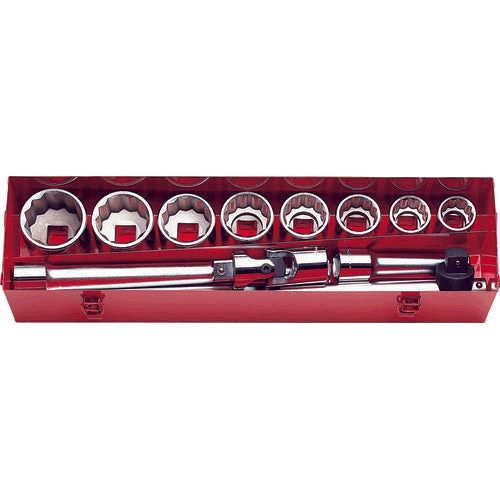 Picture of 1 Sq. Dr. 12-Piece 12-Point SAE Socket Set  1.7/16-2.1/2"
