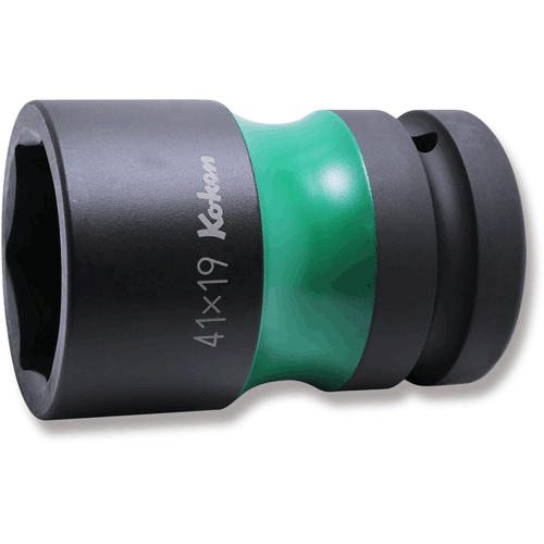 Picture of 1 Sq. Dr. Rear Wheel Nut Socket  41 x 19mm Hex x Square 87mm Color coded