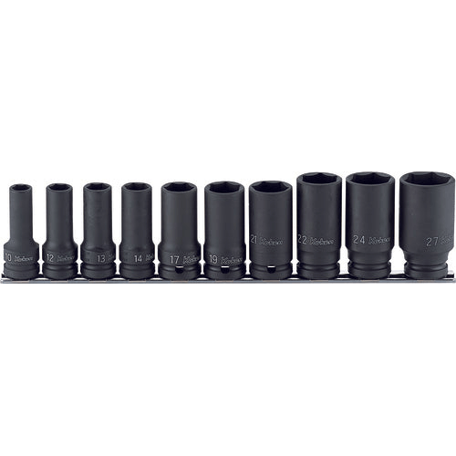 Picture of 1/2 Sq. Dr. Socket set  10-27mm 6 point  Thin walled 10 pieces