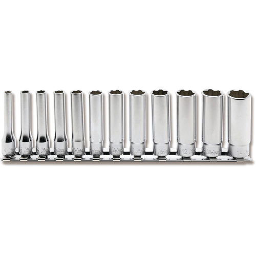 Picture of 1/4 Sq. Dr. Socket set  4-14mm Surface   12 pieces