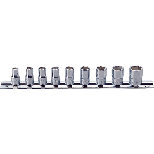 Picture of 1/4 Sq. Dr. Socket set  3/16-1/2 6 point   9 pieces