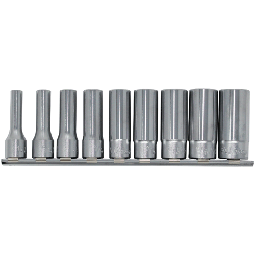Picture of 3/8 Sq. Dr. Socket set  1/4-3/4 6 point 200mm  9 pieces