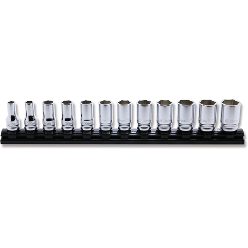 Picture of Z-Series 3/8 Sq. Dr. Socket Set 7-19mm 6 Point 300mm 12 Pieces