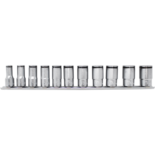 Picture of Special 3/8 Sq. Dr. Semi-Deep Socket Set 8-19mm Nut Grip 11 Pieces
