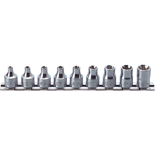 Picture of 3/8 Sq. Dr. 9 Piece TORXÂ® Socket set E4-E16