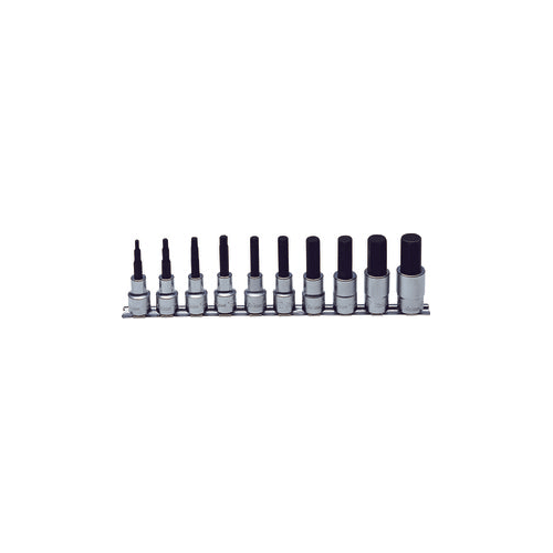 Picture of 1/2 Sq. Dr. Bit Socket set  3/16-3/4 Hex 300mm  10 pieces