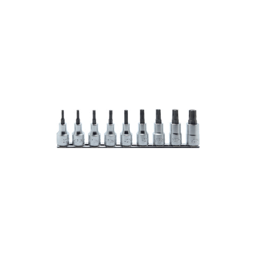 Picture of 1/2 Sq. Dr. Bit Socket 9 piece TORXplusÂ® set 20IP-60IP