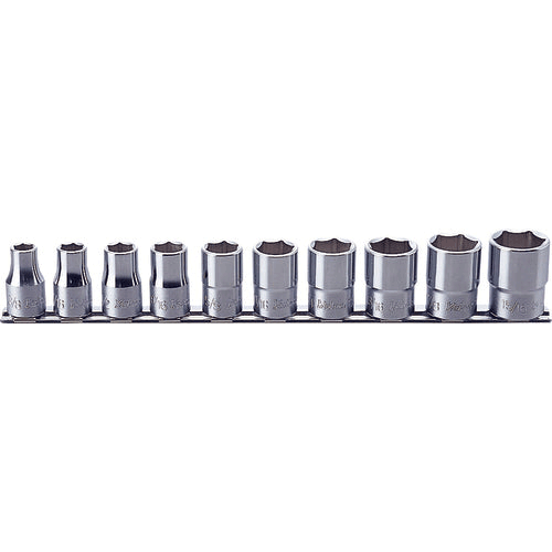 Picture of 1/2 Sq. Dr. Socket Set  3/8-15/16 6 point 300mm  10 pieces