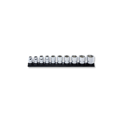 Picture of 1/2 Sq. Dr. Socket set  10-27mm 6 point 300mm Z-series 10 pieces