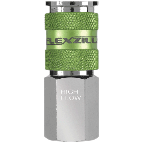 Picture of Flexzilla® Pro High Flow Coupler, 1/4" FNPT, 1/4" Body