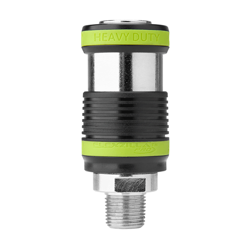 Picture of Flexzilla® Pro Heavy Duty Safety Coupler, 3/8" MNPT, 1/2" Body