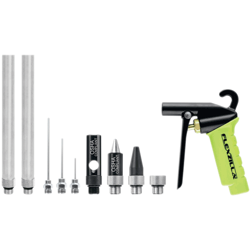 Picture of 10 Pc. Flexzilla™ X1™ Blow Gun Kit, ZillaGreen®