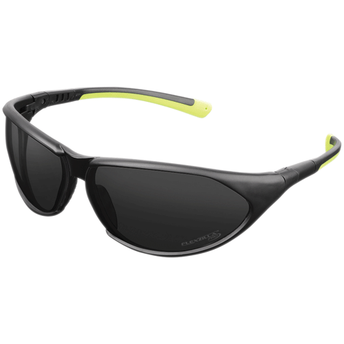 Picture of Flexzilla™ Pro Impact Resistant Protective Eyewear, Black Frames, Tinted Lens, with Adjustable Templates and Protective Bag