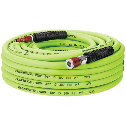 Picture of Flexzilla® Air Hose, 3/8" x 50', with ColorConnex® Coupler and Plug, Type D, Red